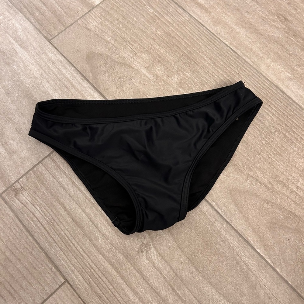 SOLID BLACK BIKINI BOTTOM